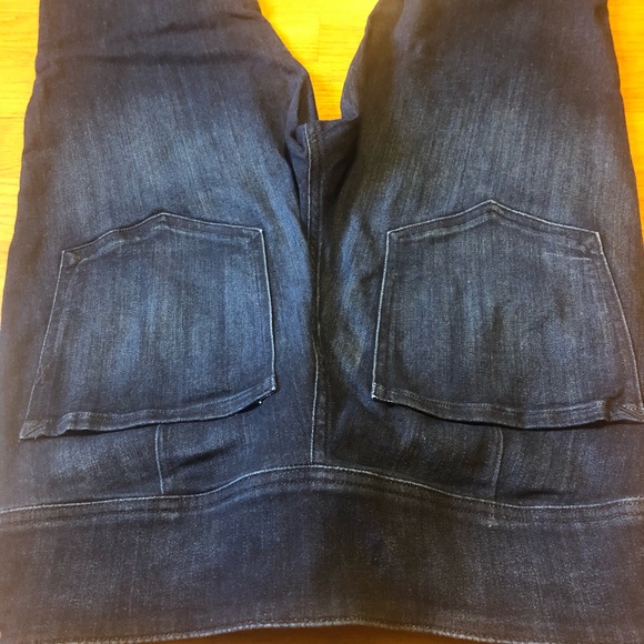 Dark Skinny Denim with Corset Lace Up Front - Picture 4 of 4